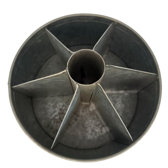 Rae Dunn Galvanized Desktop Organizer Rotating Spinner for Pens Brushes Pencils - Picture 7 of 12